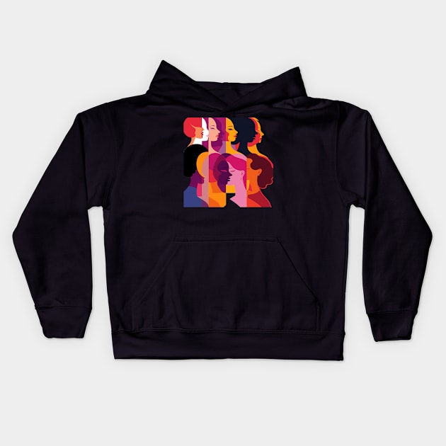 Diversity Kids Hoodie by TooplesArt